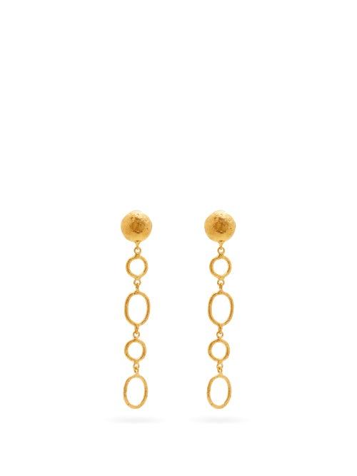 Matchesfashion.com Sylvia Toledano - Lee Chain Drop Earrings - Womens - Gold