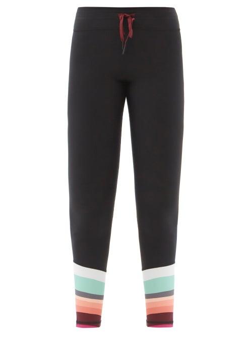 Matchesfashion.com The Upside - Sunset Dance High-rise Jersey Leggings - Womens - Black Multi
