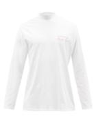 Martine Rose - Logo-print Cotton-jersey Long-sleeve T-shirt - Mens - White