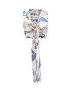 Matchesfashion.com Le Sirenuse, Positano - Sonia Magic Flower-print Cotton Crop Top - Womens - Cream Print