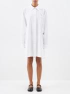 Maison Margiela - Oversized Cotton-poplin Shirt - Womens - White