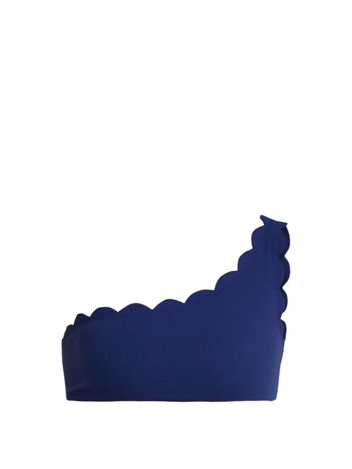 Marysia Santa Barbara Scallop-edged Bikini Top