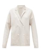 Matchesfashion.com The Row - Chopok Double-breasted Knitted Jacket - Womens - Beige