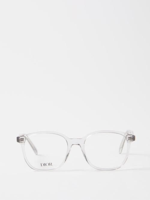 Dior - Indior D-frame Acetate Glasses - Mens - Grey