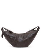Lemaire - Croissant Large Leather Belt Bag - Womens - Dark Brown