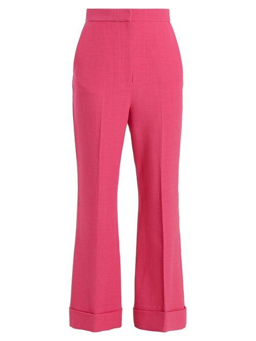 Matchesfashion.com Roksanda - Iana Tailored Trousers - Womens - Pink