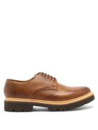 Matchesfashion.com Grenson - Curt Leather Derby Shoes - Mens - Walnut