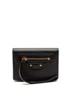 Balenciaga - Neo Classic Leather Wallet - Womens - Black