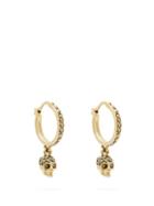 Matchesfashion.com Alexander Mcqueen - Skull Hoop Earrings - Womens - Gold