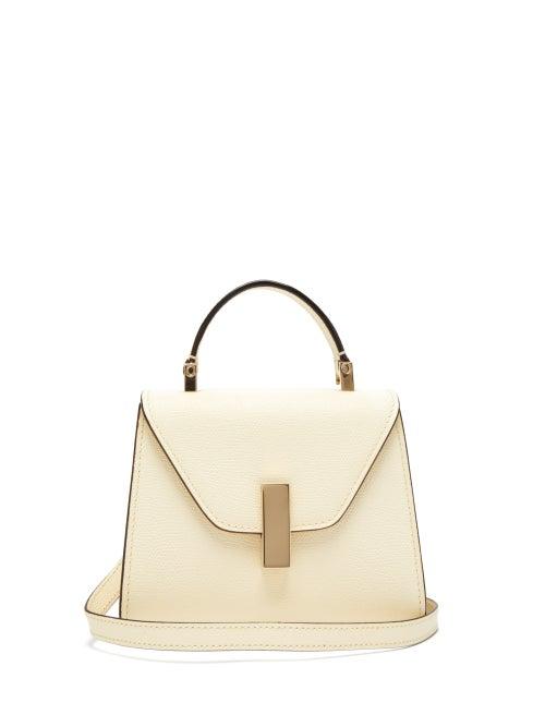 Ladies Bags Valextra - Iside Micro Leather Bag - Womens - White