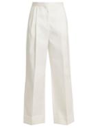The Row Liano High-rise Cotton Trousers