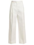 The Row Liano High-rise Cotton Trousers