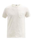 Matchesfashion.com Ymc - Wild Ones Garment-dyed Cotton-jersey T-shirt - Mens - Light Beige