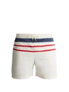 Matchesfashion.com Solid & Striped - The Classic Striped Swim Shorts - Mens - White