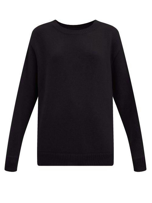 Matchesfashion.com Les Tien - Round-neck Cashmere Sweater - Womens - Black