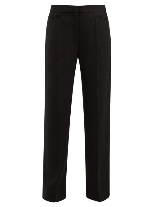 Matchesfashion.com Jacquemus - High Rise Slim Leg Wool Trousers - Womens - Black