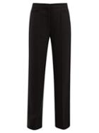 Matchesfashion.com Jacquemus - High Rise Slim Leg Wool Trousers - Womens - Black