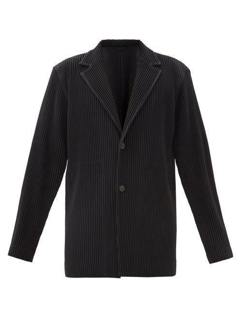 Matchesfashion.com Homme Pliss Issey Miyake - Technical-pleated Blazer - Mens - Black