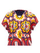 Ladies Activewear La Doublej - Ciccio Hooded Cotton-blend Terry Top - Womens - Multi