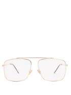 Dior Homme Sunglasses Square-frame Metal Glasses