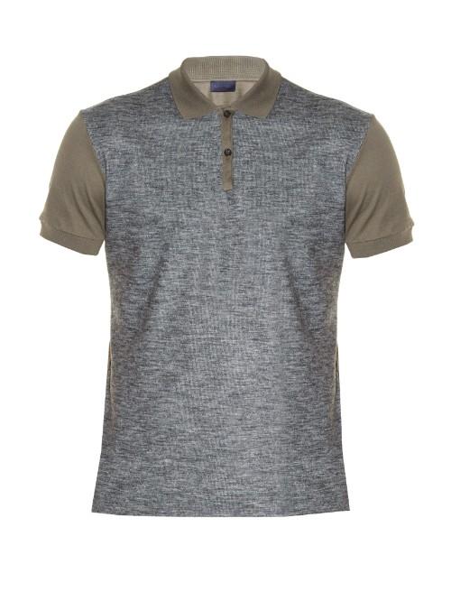Lanvin Bi-colour Polo Shirt