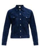 Matchesfashion.com Paul Smith - Western Style Suede Jacket - Mens - Blue