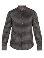 Barena Venezia Point-collar Checked Cotton Shirt