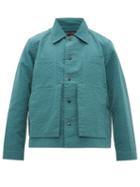 Matchesfashion.com Craig Green - Line Stitched Crepe Worker Jacket - Mens - Green