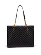 Matchesfashion.com Saint Laurent - Tribeca Giant Quilted Leather Shoulder Bag - Womens - Black