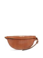 Matchesfashion.com Stella Mccartney - Snake Effect Faux Leather Belt Bag - Womens - Tan