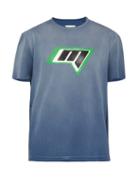 Matchesfashion.com Maison Margiela - Racer Logo Cotton Jersey T Shirt - Mens - Grey