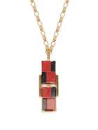 Matchesfashion.com Cercle Amde - She Couldn't Take It Enamel Necklace - Womens - Red