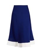 Esteban Cortázar Contrast-hem Jersey Skirt