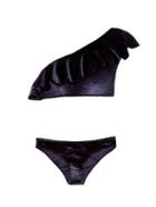 Lisa Marie Fernandez Arden Flounce One-shoulder Bikini