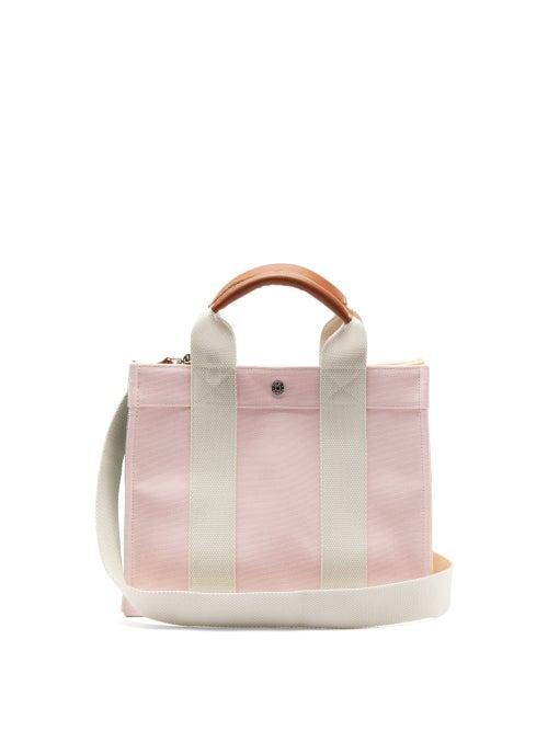 Matchesfashion.com Rue De Verneuil - Traveller Medium Oxford-canvas Tote Bag - Womens - Pink Multi