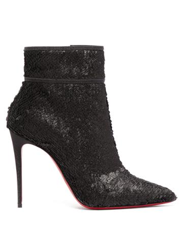 Christian Louboutin Moulakate 100 Sequin Ankle Boots