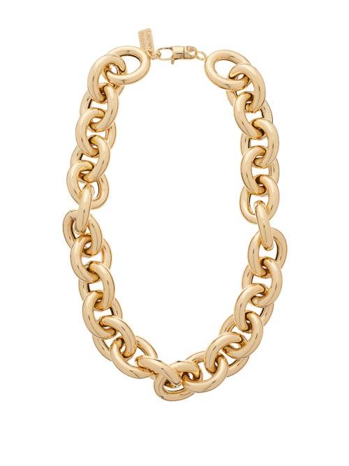 Matchesfashion.com Lauren Rubinski - Cable-chain 14kt Gold Necklace - Womens - Yellow Gold