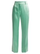 Sies Marjan Tatum Straight-leg Satin Trousers
