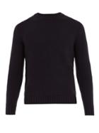 Iris Von Arnim Crew-neck Contrast-knit Sweater