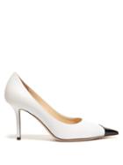 Matchesfashion.com Jimmy Choo - Love 85 Colour Block Patent Leather Pumps - Womens - Black White