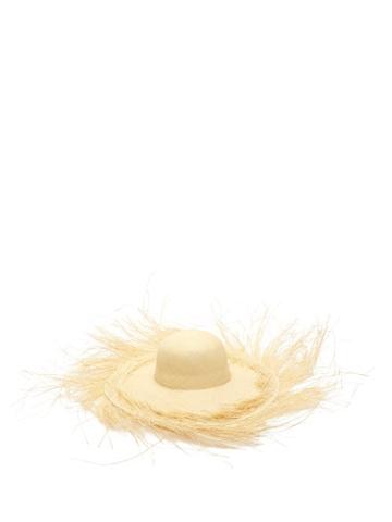 Matchesfashion.com Greenpacha - Ibiza Fringed Toquilla Straw Hat - Womens - Beige