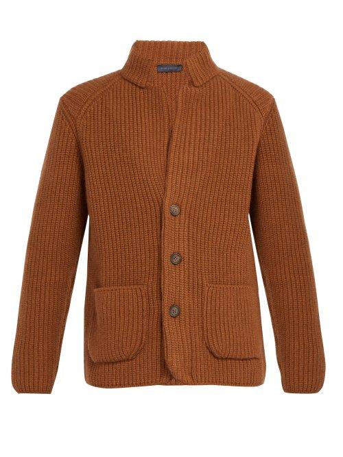 Matchesfashion.com Thom Sweeney - Button Cashmere Cardigan - Mens - Brown