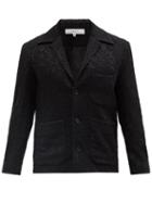 Sasquatchfabrix. - Single-breasted Canvas Suit Jacket - Mens - Black