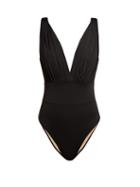 Matchesfashion.com Zeus + Dione - Mykonos Gathered Swimsuit - Womens - Black