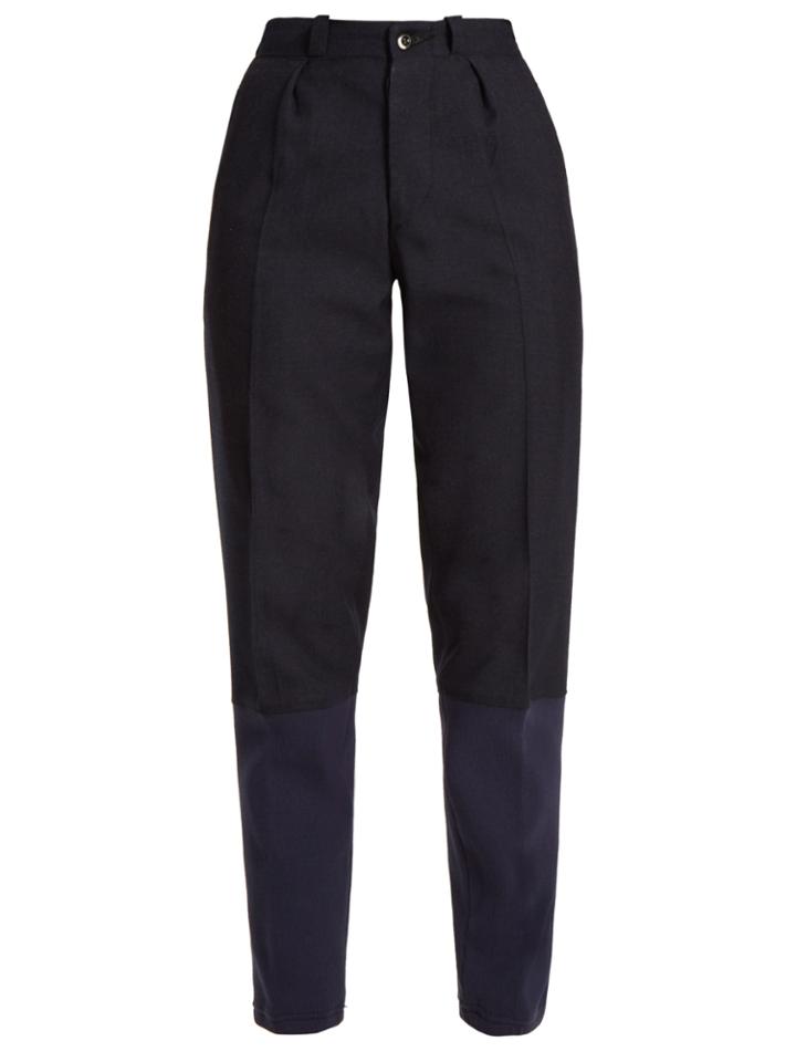 Myar 1960s French Military Wool-blend Cadet Trousers