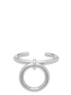 Matchesfashion.com Bottega Veneta - Hoop Charm Sterling Silver Cuff - Womens - Silver