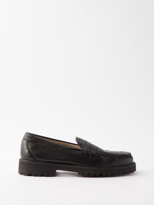 G.h. Bass & Co. - Weejun Larson Faux-leather Penny Loafers - Mens - Black