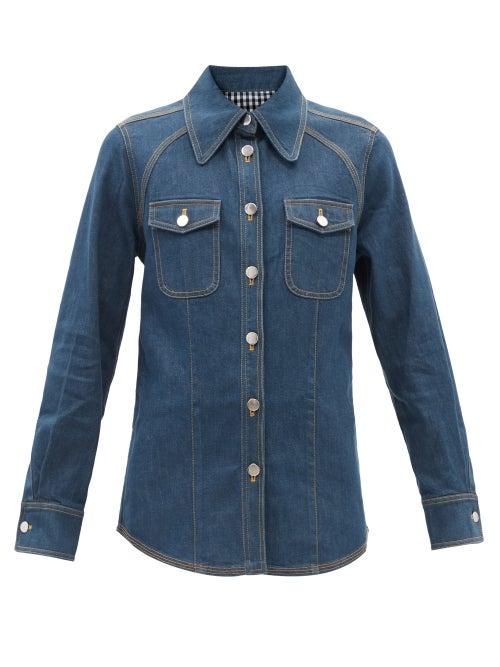 Lee Mathews - Denim Shirt Jacket - Womens - Denim