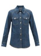 Lee Mathews - Denim Shirt Jacket - Womens - Denim