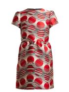 Matchesfashion.com Redvalentino - Bambolina Jacquard Mini Dress - Womens - Red Multi